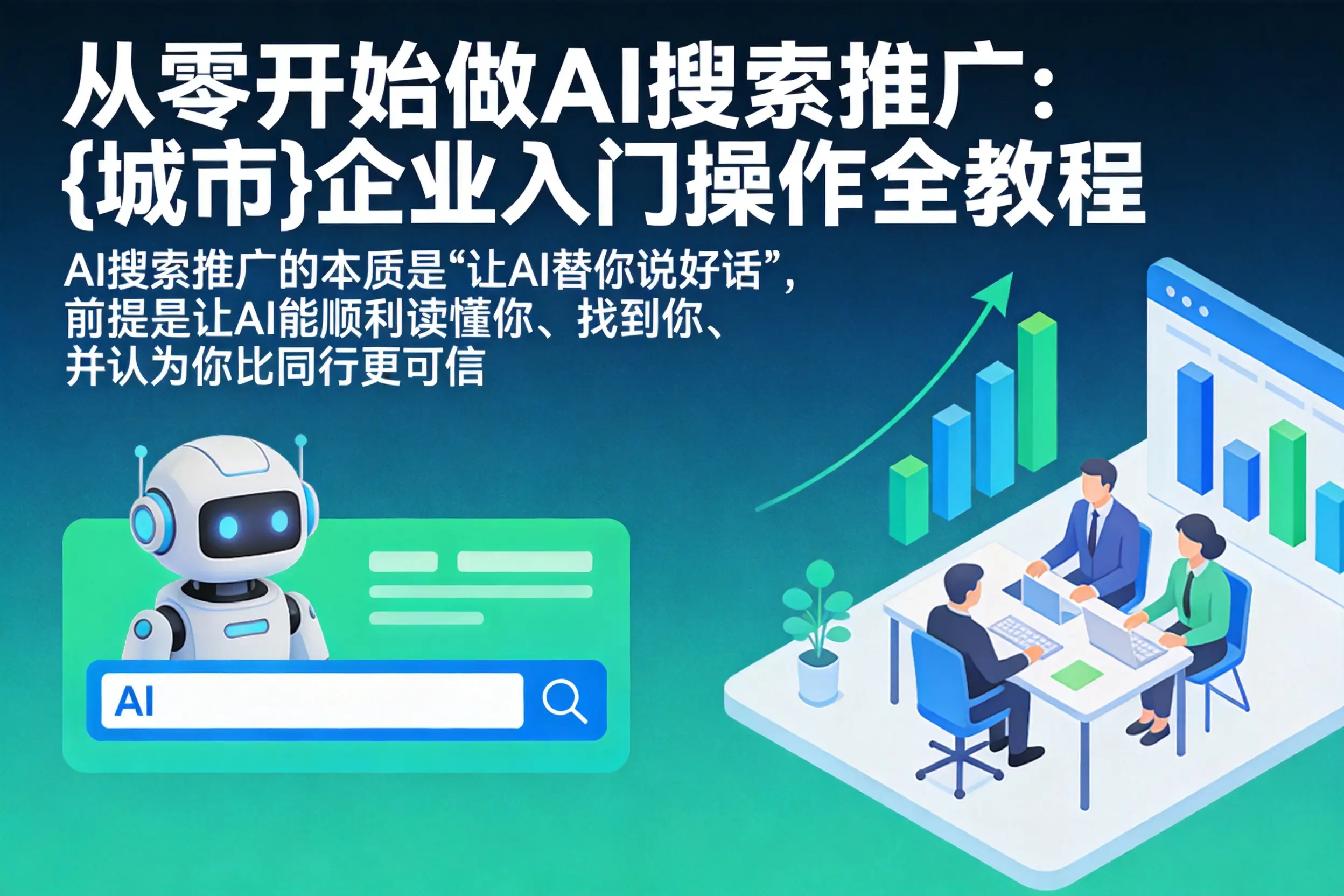 从零开始做AI搜索推广:张家口企业入门操作全教程