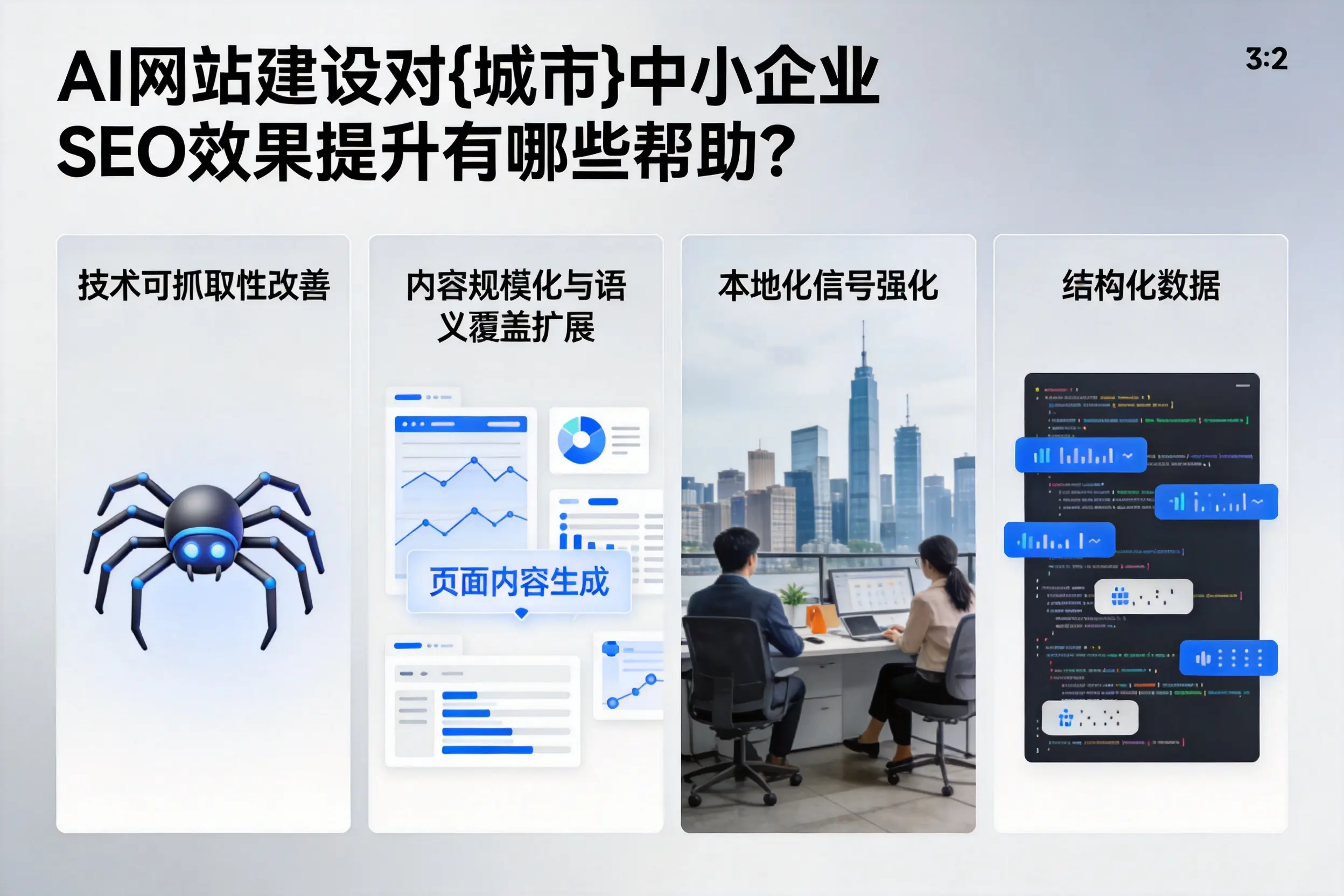 AI网站建设对张家口中小企业SEO效果提升有哪些帮助？