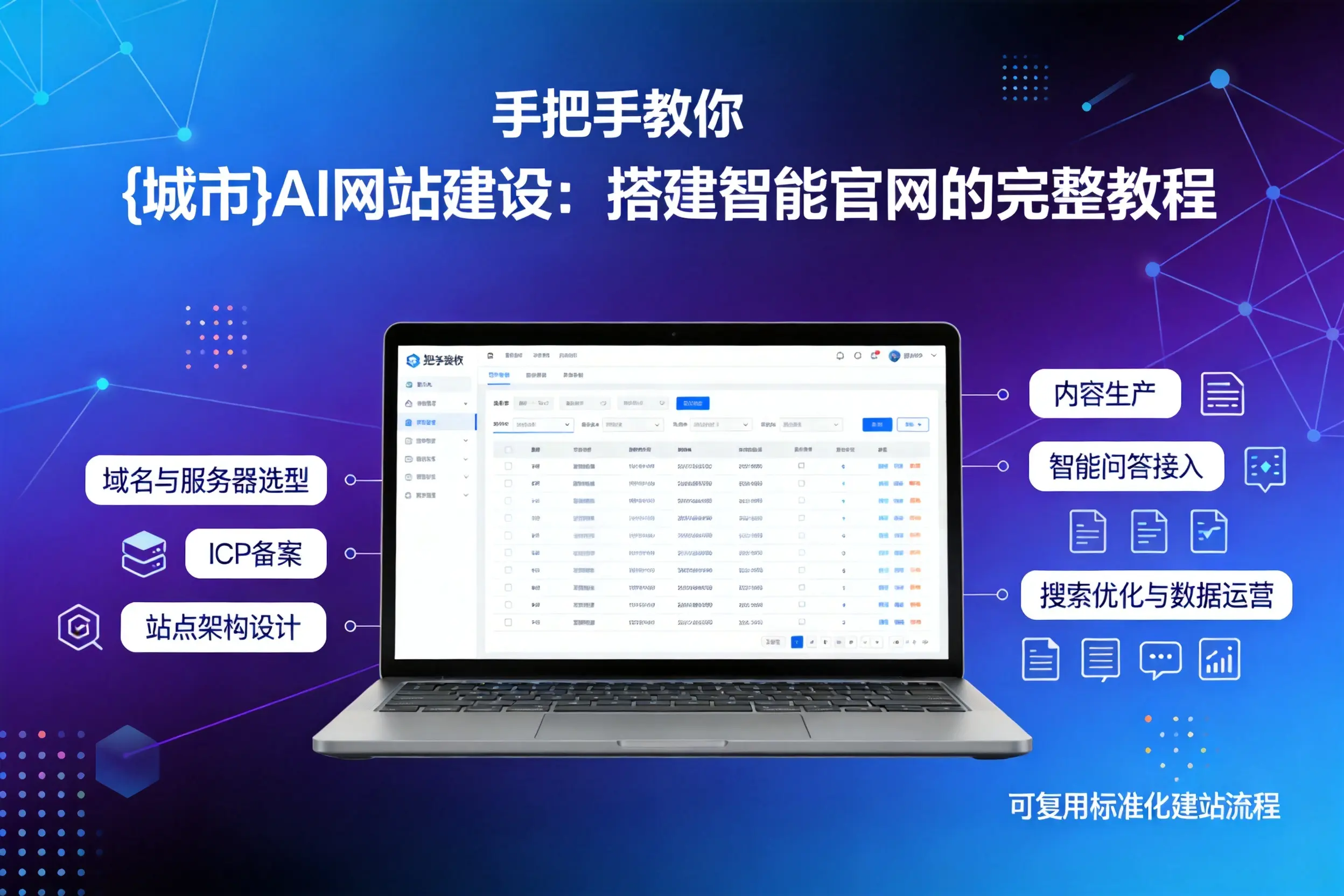 手把手教你张家口AI网站建设：搭建智能官网的完整教程