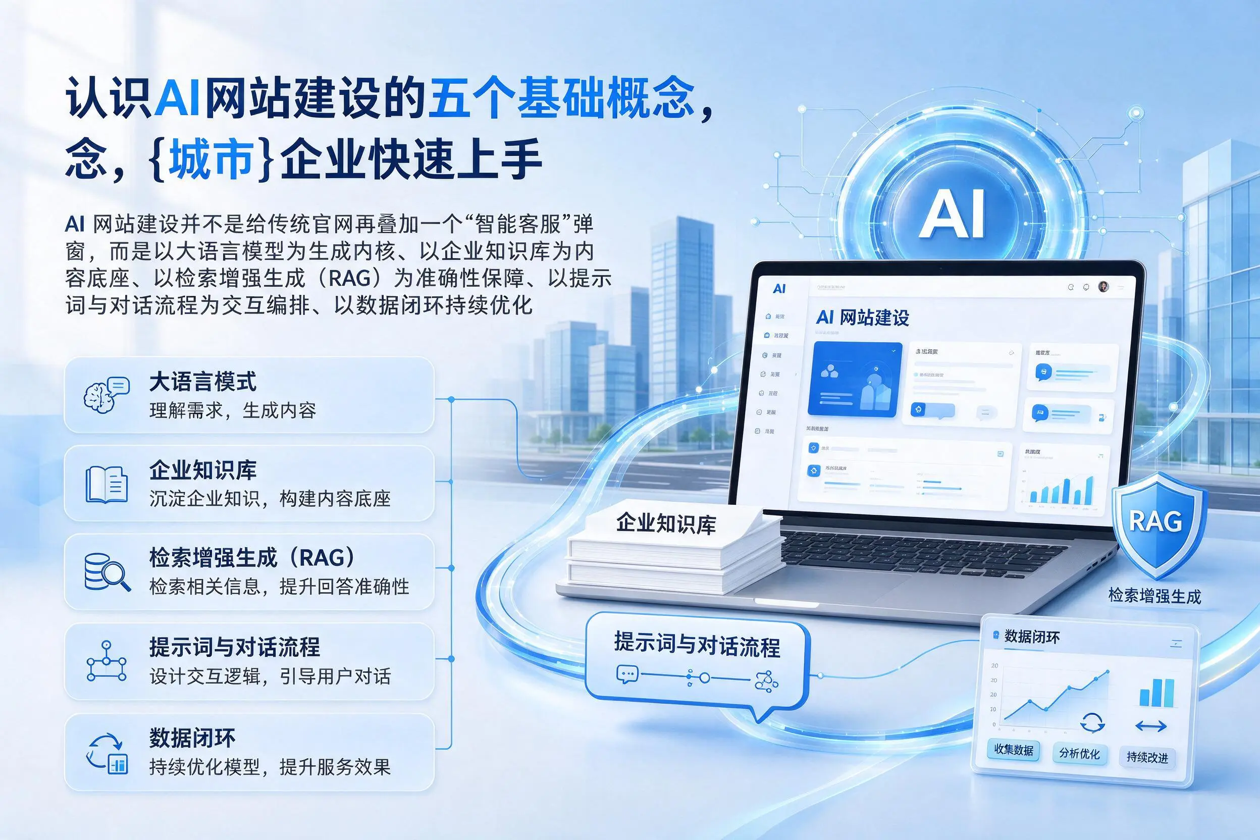认识AI网站建设的五个基础概念,张家口企业快速上手