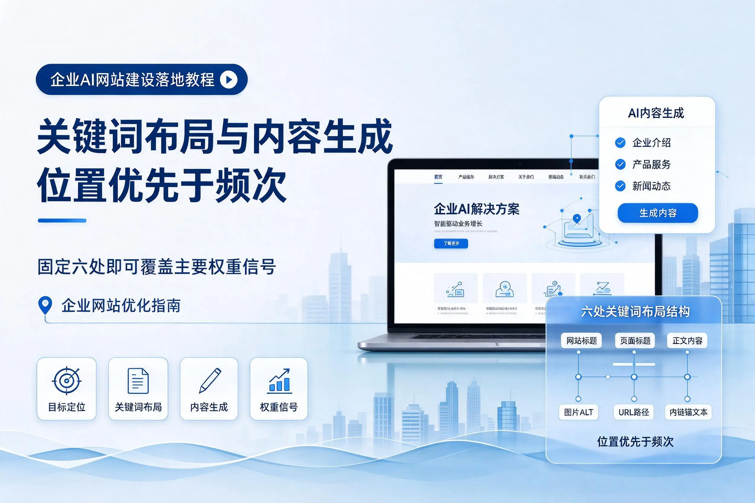 张家口企业AI网站建设落地教程:关键词布局与内容生成